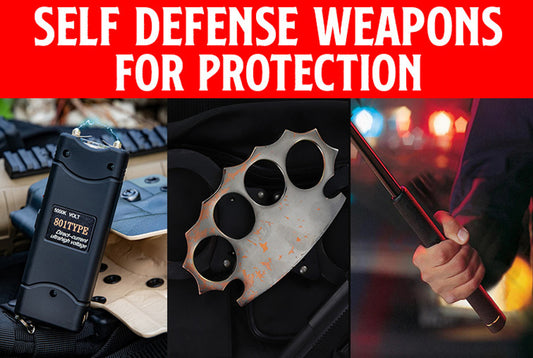 7 Small Self Defense Weapons to carry for Protection