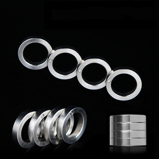 Four Finger Knuckle Duster Stainless Steel Foldable Defense