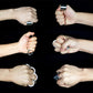 Four Finger Knuckle Duster Stainless Steel Foldable Defense
