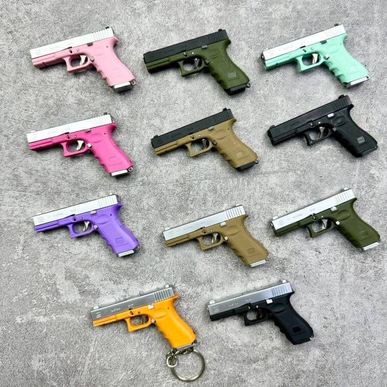New 1:3 Glock 17 Metal Model Detachable Keychain - TOP BOOST TOYS
