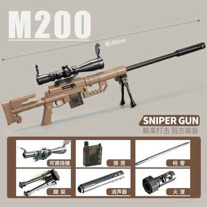 New Mini M200 Gel blaster Sniper Manual Type - TOP BOOST TOYS