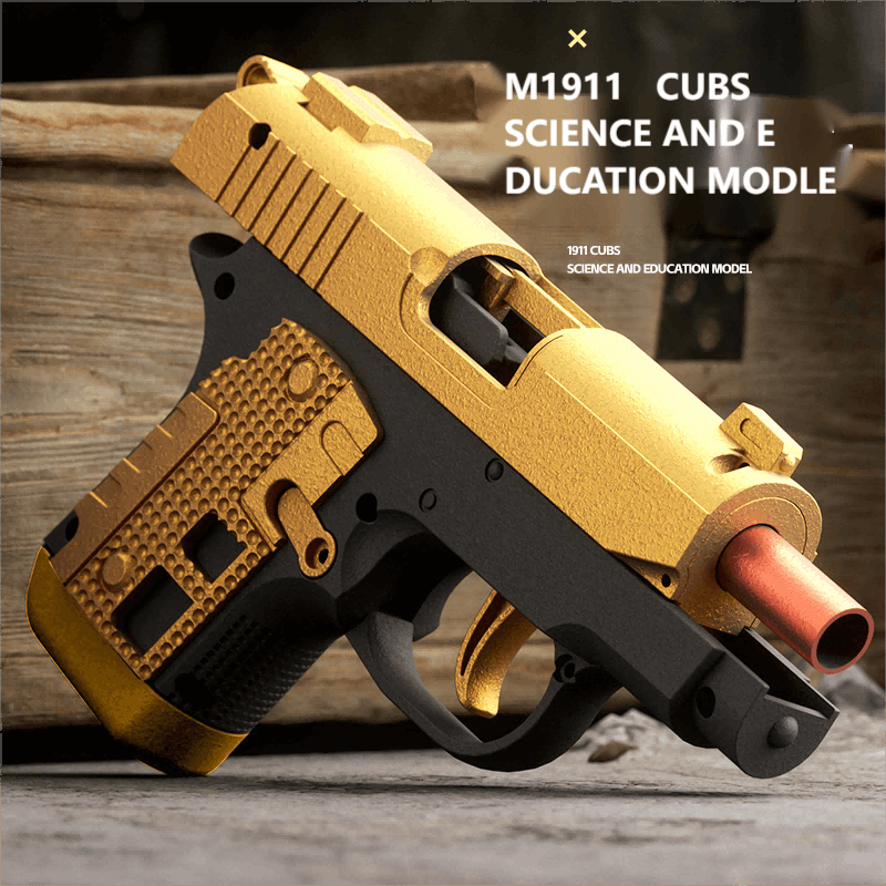 MINI M1911 Model Dart Blaster Shelss Ejection